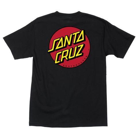 Santa Cruz Dot Logo - Pacific Wave presents Santa Cruz Logo Dot T-shirts and Apparel