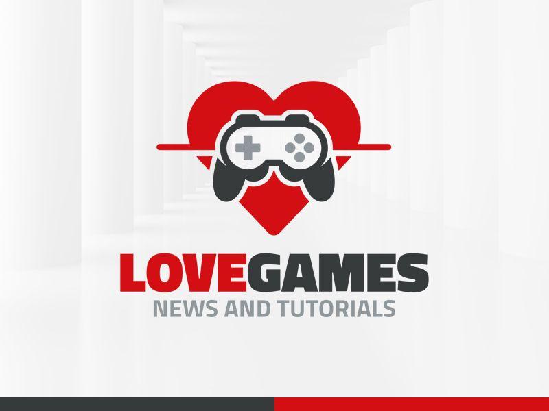 Games Logo - Love Games Logo Template