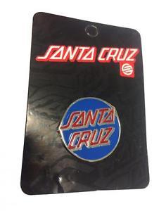 Santa Cruz Dot Logo - SANTA CRUZ Logo Pin / Badge / Surf / Snowboard