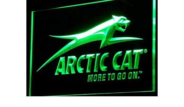 Snowmobiles Logo - D129-g Arctic Cat Snowmobiles Logo Neon Light Sign - - Amazon.com