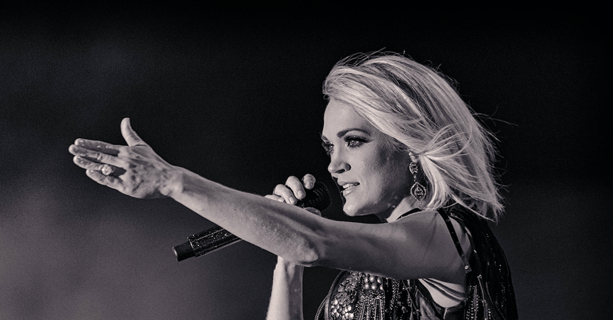 Carrie Underwood Black and White Logo - Carrie Underwood shares another sultry sneak peek at her new music
