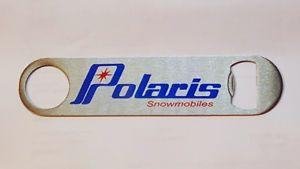 Snowmobiles Logo - New Stainless Steel Bottle Opener with Vintage Polaris Snowmobiles ...