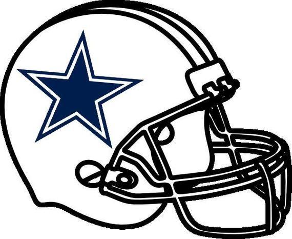 Cowboys Helmet Logo - Dallas Cowboys Helmet NFL football team logo wall decal vinyl | Etsy