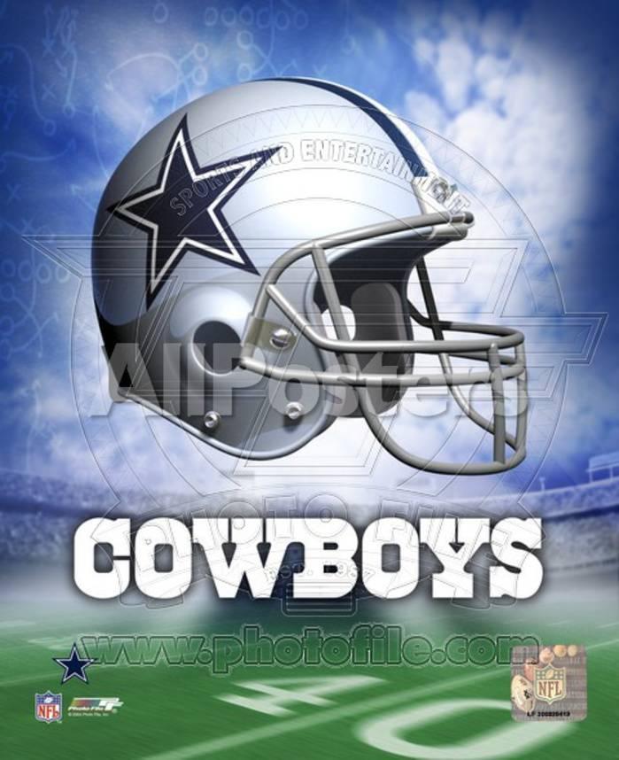 Cowboys Helmet Logo - Dallas Cowboys Helmet Logo ©Photofile Photo at AllPosters.com