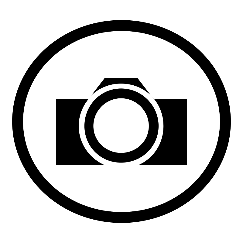 Cute Black and White Camera Logo - Cute camera clipart free clipart image