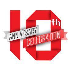 10th Anniversary Edition Logo - Best 100 logo image. Graph design, Logo branding, Typographic logo