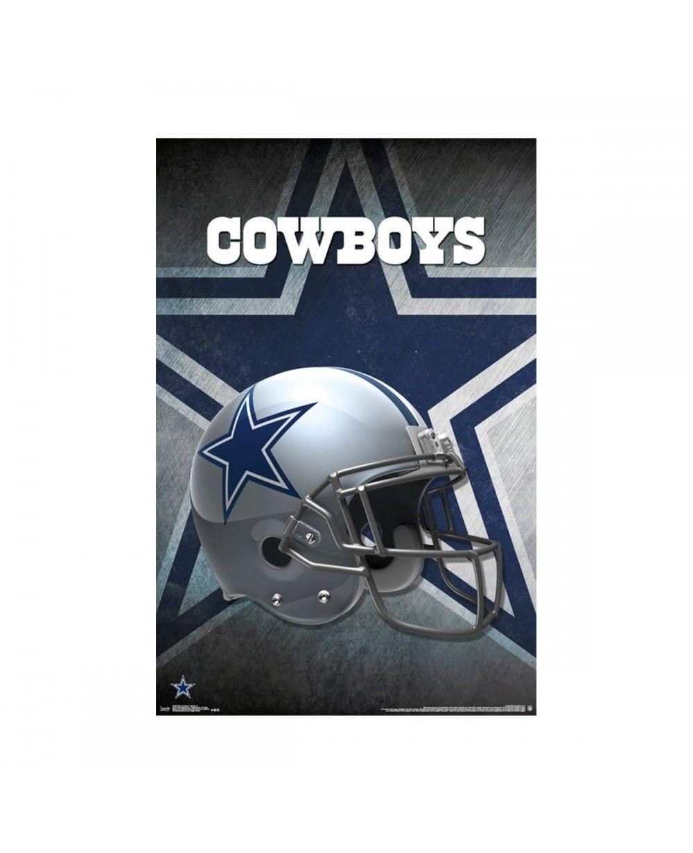 Cowboys Helmet Logo - Dallas Cowboys Helmet Logo Poster