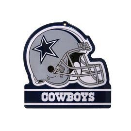 Cowboys Helmet Logo - Dallas Cowboys Metal Helmet Sign