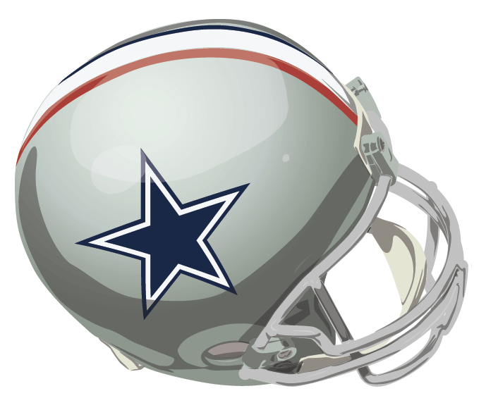 Cowboys Helmet Logo - Dallas Cowboys Helmet - National Football League (NFL) - Chris ...