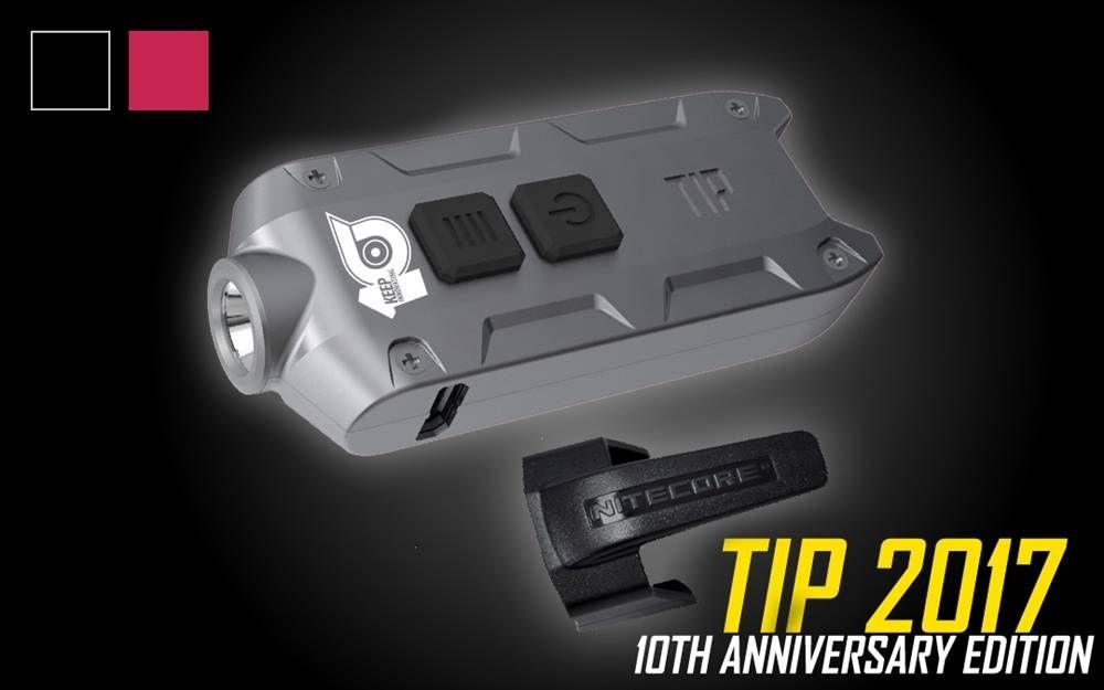 10th Anniversary Edition Logo - NITECORE TIP 2017 10th Anniversary Edition USB Rechargeable 360
