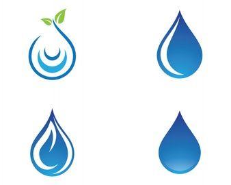 Water Drip Logo - Close Up Of Water Splashes Photo