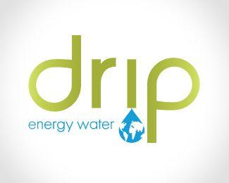 Water Drip Logo - Drip Energy Water Logo. Flightworks Design Studio