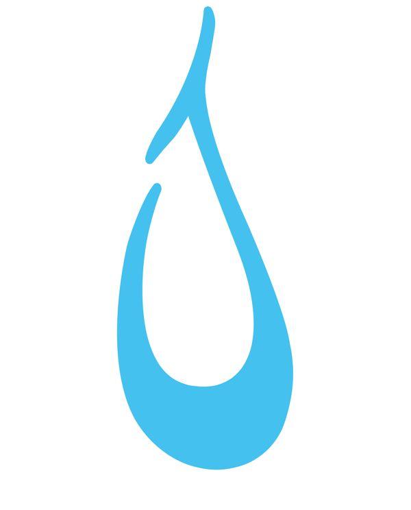 Water Drip Logo - J Newnham Heating & Plumbing logo - 'J' looks like a gas flame