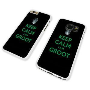 Quotation in Green Phone Logo - GROOT KEEP CALM QUOTE WHITE PHONE CASE COVER fits iPHONE / SAMSUNG ...