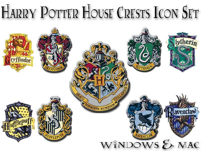 Harry Potter House Logo - Harry Potter House Crest Icon