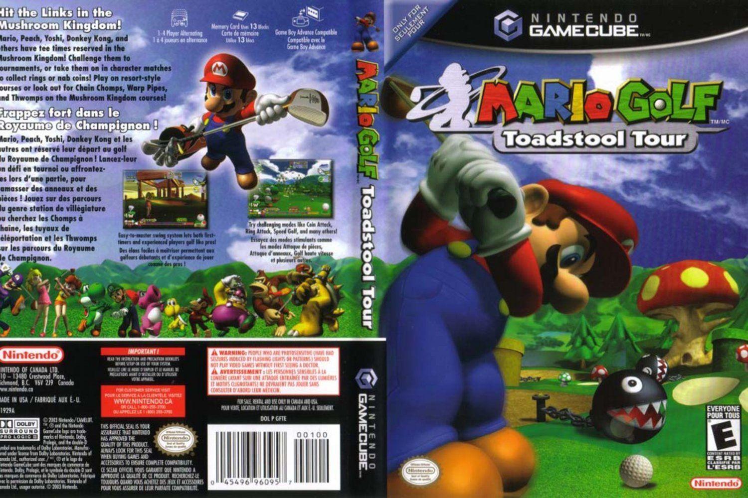 Mario Golf Toadstool Tour Logo - Mario Golf Toadstool Tour ISO < GCN ISOs