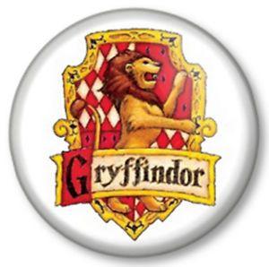 Harry Potter House Logo - Gryffindor 1 25mm Pin Button Badge Harry Potter House Crest Logo