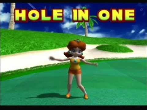 Mario Golf Toadstool Tour Logo - 6 Holes-In-One with 