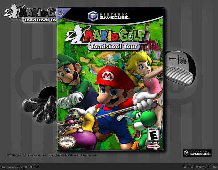 Mario Golf Toadstool Tour Logo - Mario Golf: Toadstool Tour GameCube Box Art Cover by gamerking