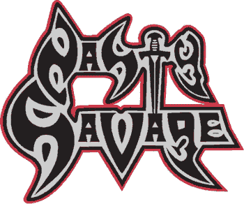 Savage Band's Logo - Metalspheres Fanzine, Nasty Savage