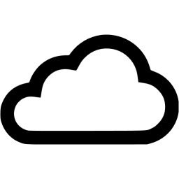 Black Cloud Logo - Black clouds icon - Free black weather icons