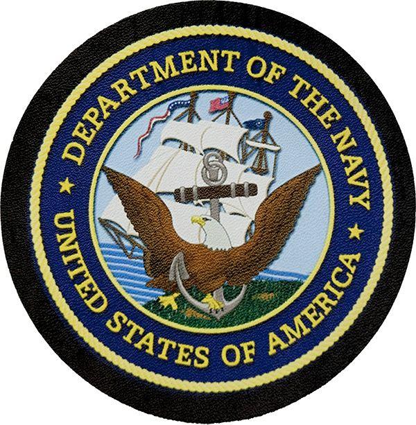 Navy Logo - United States Navy Logo Genuine Leather Patch. Military Leather Patches