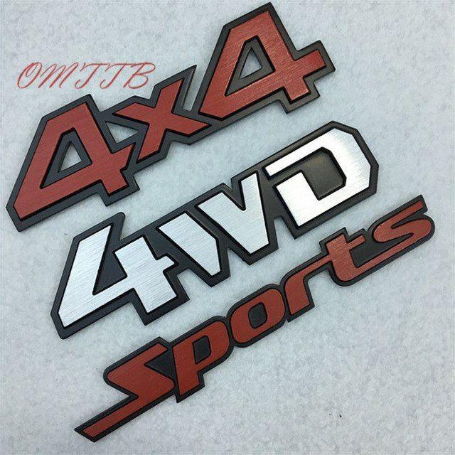 Jeep Sport Logo - 3D Metal 4WD 4X4 sport Emblem Badge All Wheel Drive Auto Decal car