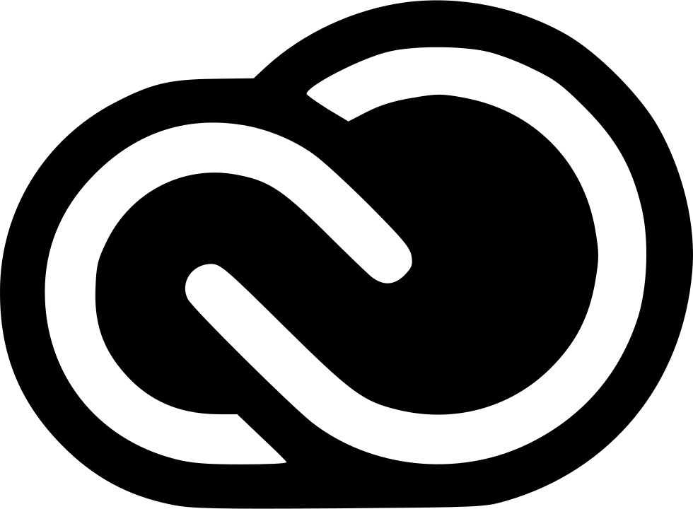 Black Cloud Logo - Creative Cloud Cc Logo Png - Free Transparent PNG Logos