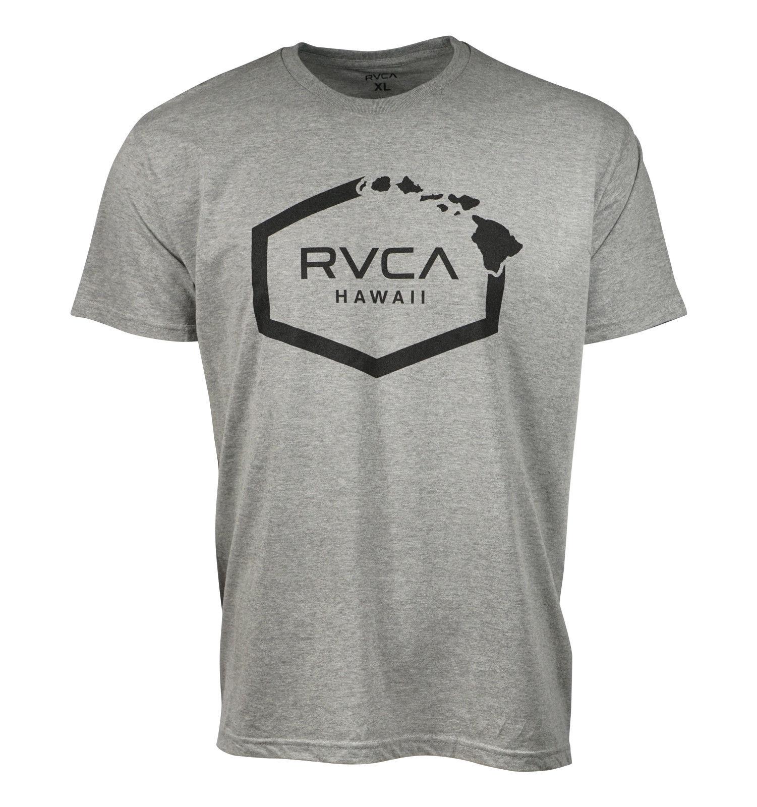 RVCA Hawaii Logo - RVCA MENS HAWAII LOGO T SHIRT The New Short Sleeve, T-Shirt Funny ...