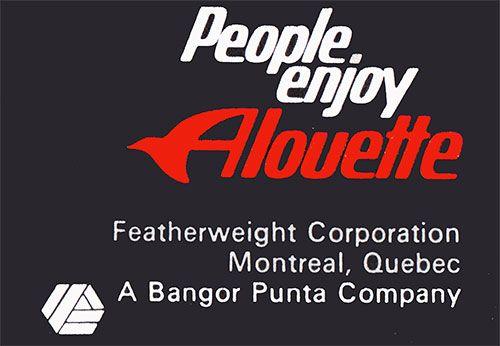 Snowmobiles Logo - Alouette Snowmobiles. Bangor Punta Archives