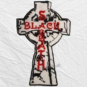 Ozzy Osbourne Cross Logo - Black Sabbath Headless Cross Logo Embroidered Patch Tony Lommi Ozzy ...