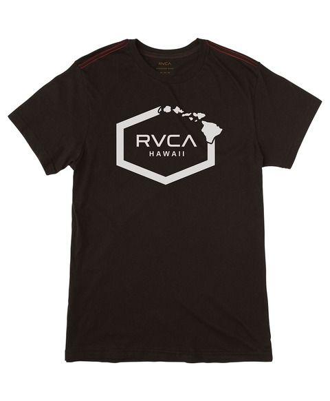 RVCA Hawaii Logo - Island Hex T Shirt