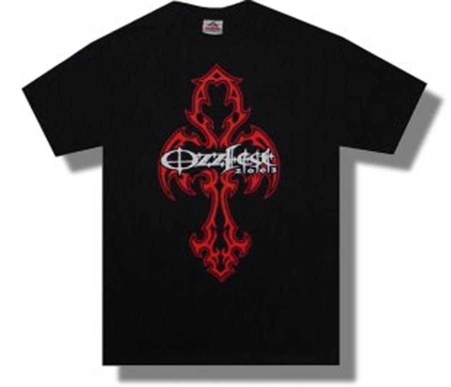 Ozzy Osbourne Cross Logo - Ozzy Osbourne-Vintage Cross-Ozzfest 2003-Large Black T-shirt 2018 ...