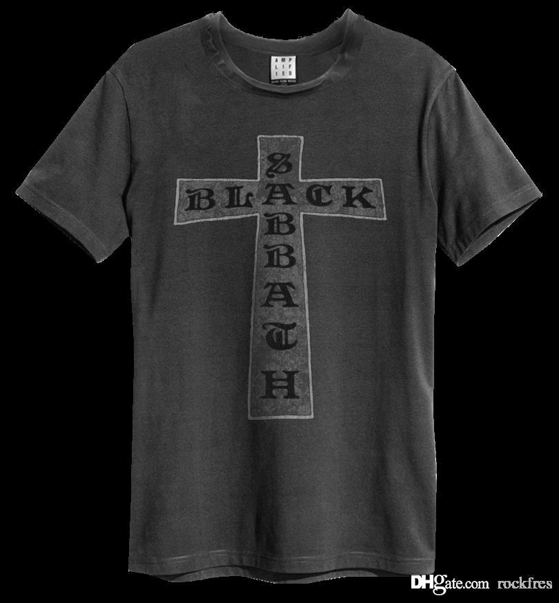 Ozzy Osbourne Cross Logo - Black Sabbath T Shirt Amplified Official Cross Ozzy Osbourne Logo