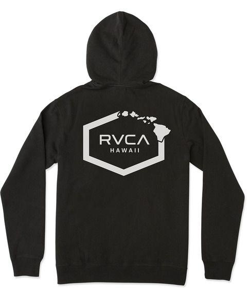 RVCA Hawaii Logo - Island Hex Fleece Hoodie
