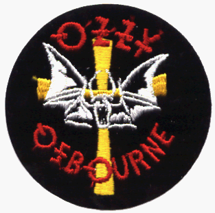 Ozzy Osbourne Cross Logo - Amazon.com: Ozzy Osbourne - Round Logo with Cross & Bat ...