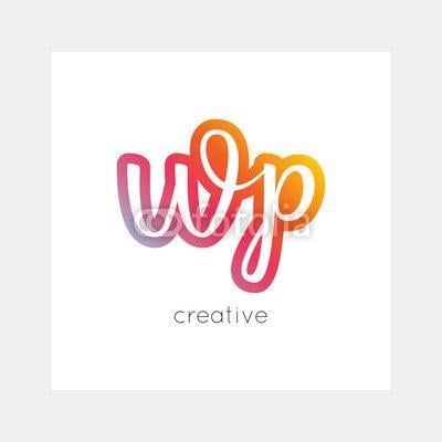 Alphabet App Logo - WP logo, vector. Useful as branding, app icon, alphabet combination ...