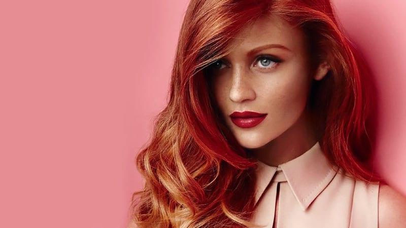 Girl with Long Hair with Red Logo - The Most Gorgeous Red Ombre Hair Ideas for Fiery Ladies