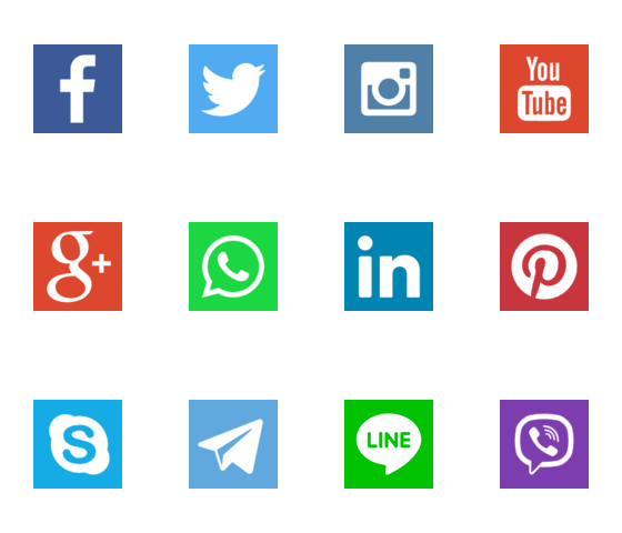 Social Networking Sites Logo - Free vector icons designed by Freepik. icons. Social