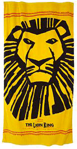 Lion King Broadway Logo - The Lion King the Broadway Musical - Logo Beach Towel - The Lion ...
