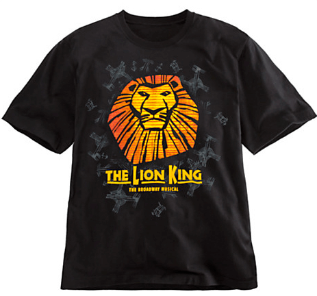 Lion King Broadway Logo - The Lion King the Broadway Musical - Sun Logo T-Shirt for Adults ...