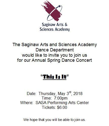 Sasa Saginaw Logo - SASA Dance1 | Saginaw Public School District