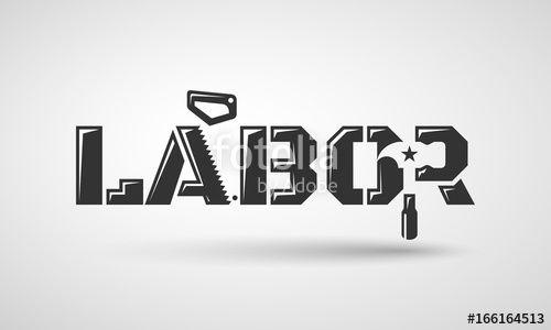 Hidden Signs in Company Logo - Creative LABOR Logos With Hidden Meanings.LABOR letter logo