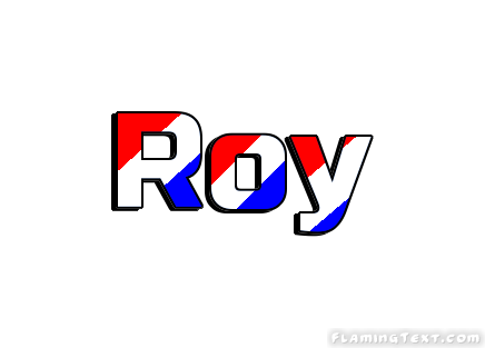 Roy Logo - United States of America Logo | Free Logo Design Tool from Flaming Text