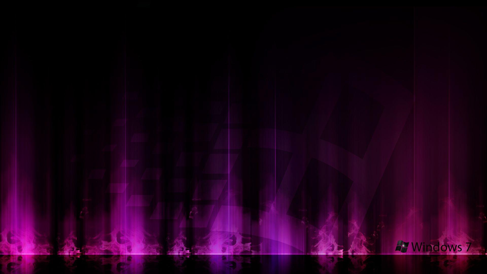 Purple and Black Windows Logo - Windows 7 Purple Aurora # 1920x1080. All For Desktop