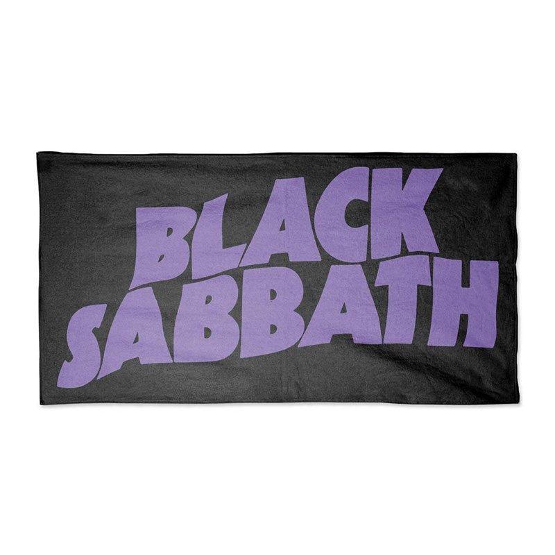 Purple and Black Windows Logo - Black Sabbath Purple Logo Towel