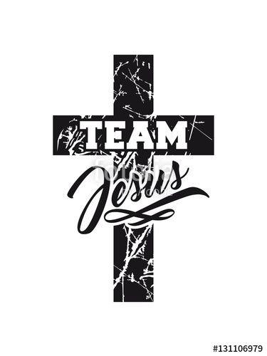 Jesus Logo - Team crew friends crosses scratches old text writing jesus christ ...
