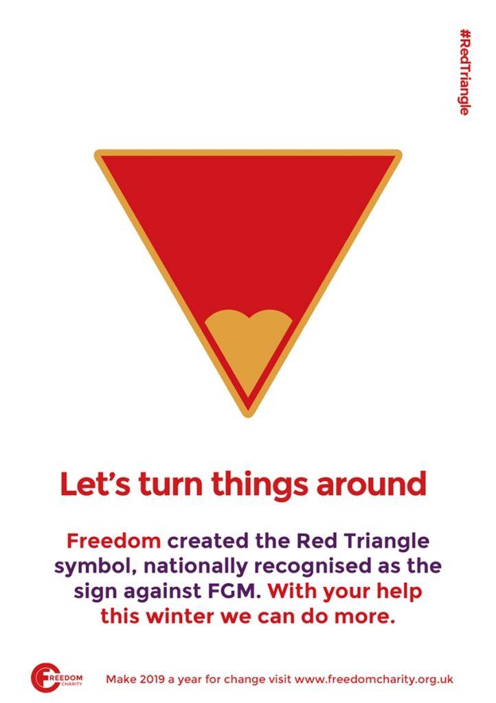 Orange or Red Triangle Logo - send eCard — Freedom Charity | 0845 607 0133