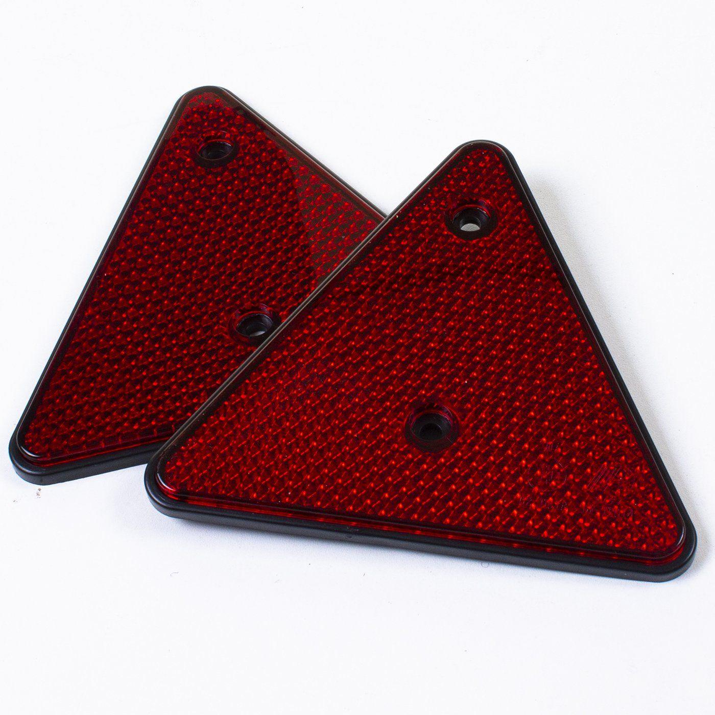 Orange or Red Triangle Logo - 2PK Red Triangle Reflectors – JMart Warehouse