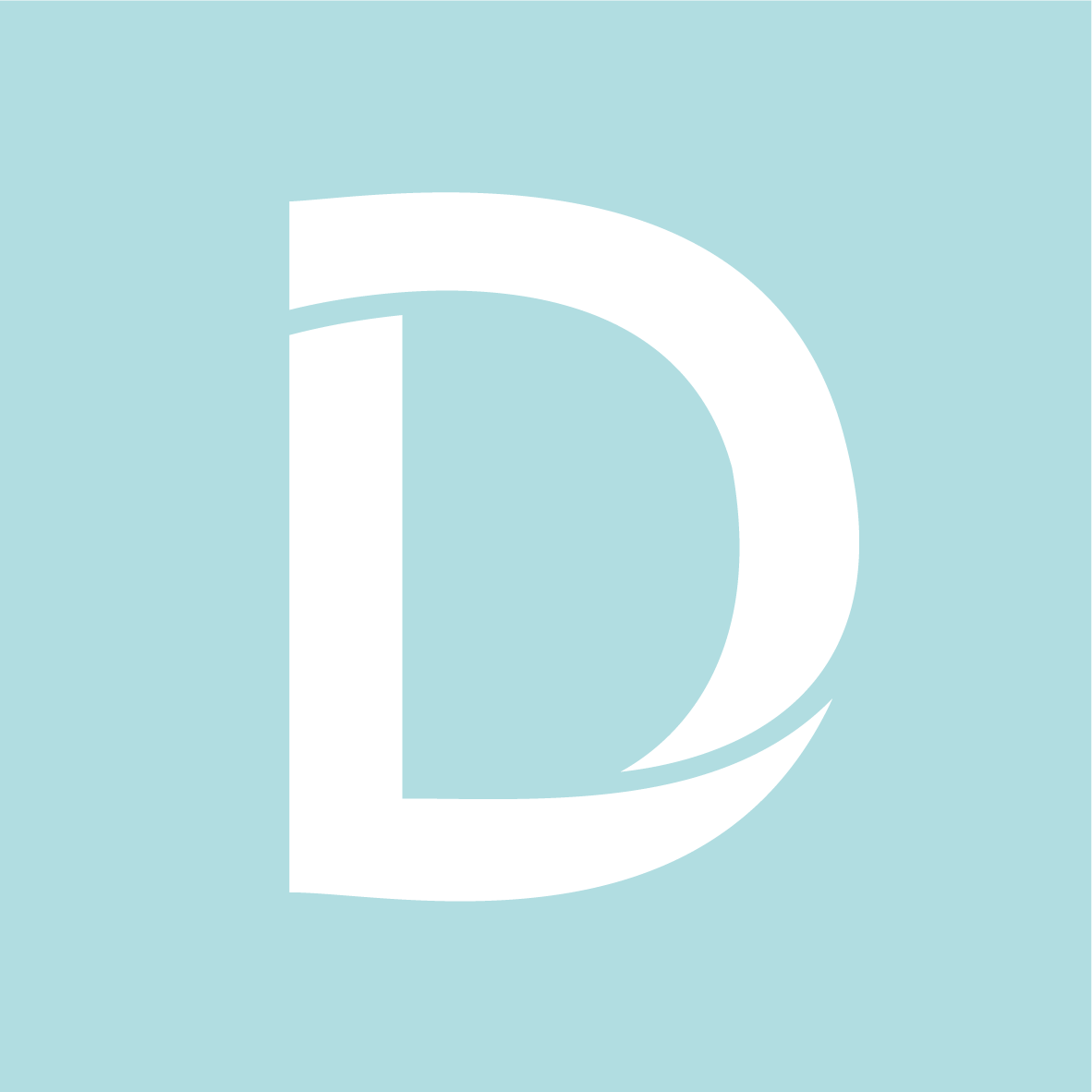 Aqua D Logo - Big D Logo